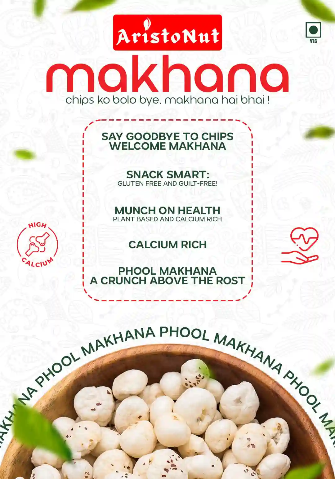 Premium Roasted Makhana Hero – AristoNut Fox Nuts Superfood