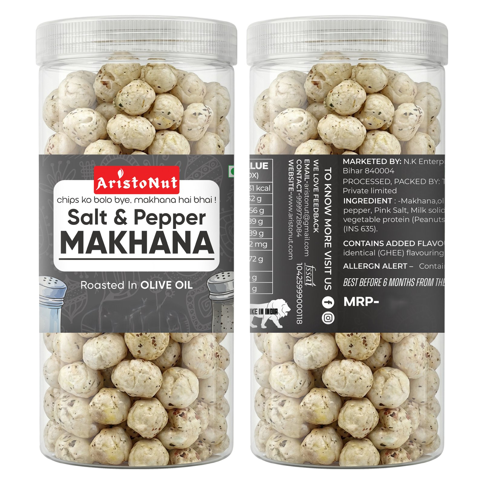 Salt Pepper Makhana