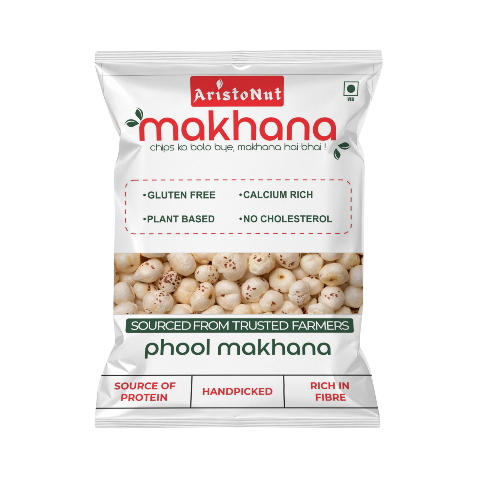 Raw Makhana Regular Size