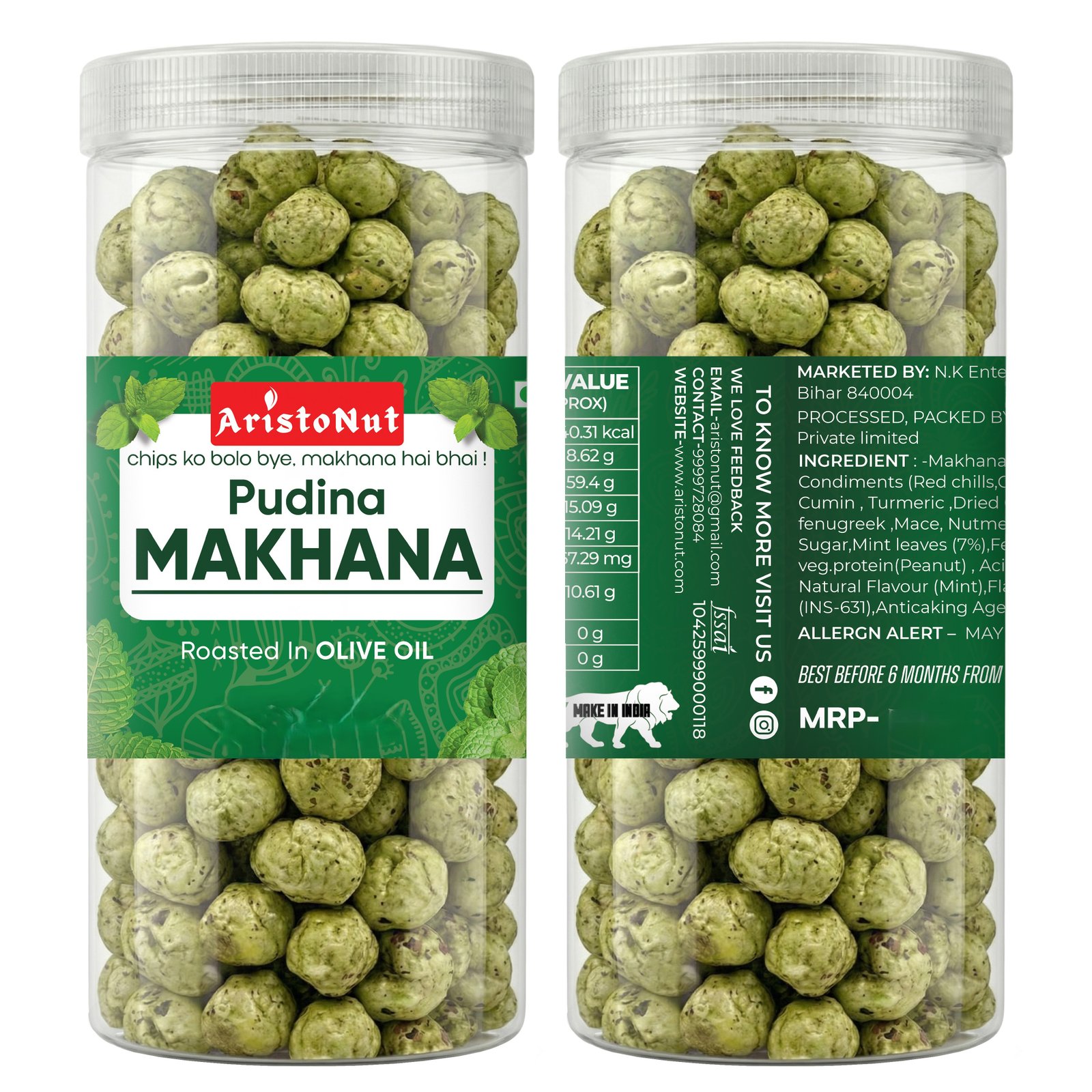 Pudina Makhana