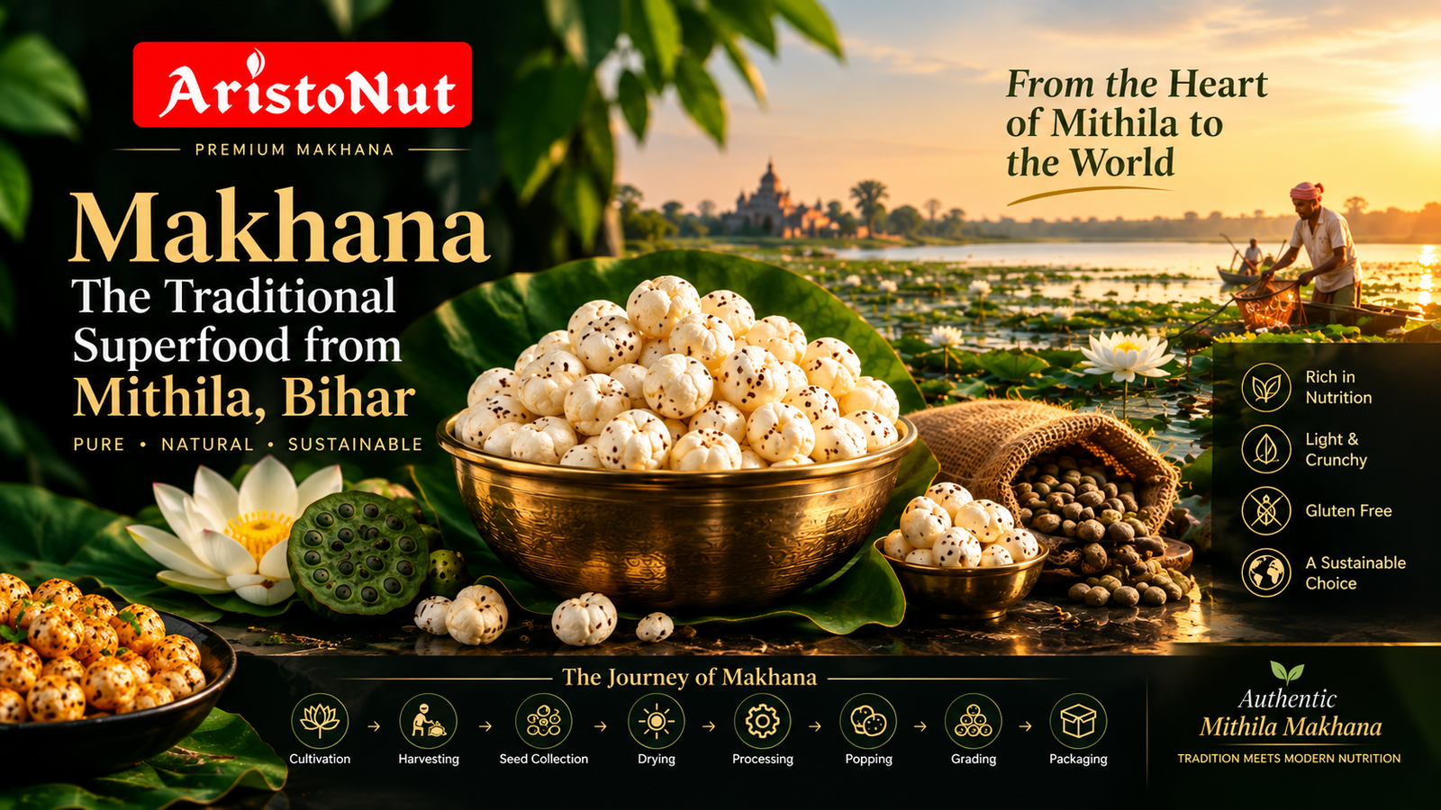 Makhana: The Traditional Superfood from Mithila, Bihar